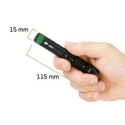 GP Lighting CP21 Nero Penna con torcia LED