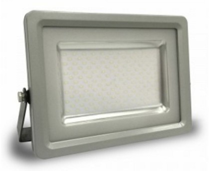 V-TAC VT-48100 Faretto LED SMD 100W Slim da esterno colore grigio - Bianco caldo 3000K - SKU 5765