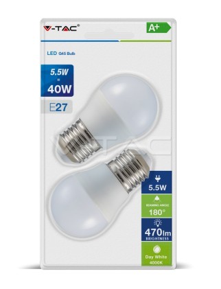 V-TAC VT-2166 lampada LED 5,5 W E27