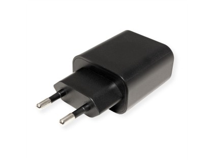 Value Caricatore Da Parete 1 Porta Type C 25W Nero