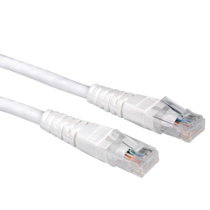Value Cavo Utp Patchcord Cat 6, Class E, Bianco, 2M