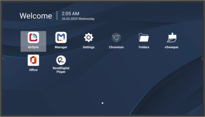 Mon 43Ds Uhd Mm Dvi Hdmi Vesa 4K 500Nit 8Gb 32Gb Andr 14 24/7 Pd65W
