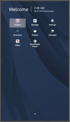 Mon 65Ds Uhd Mm Dvi Hdmi Vesa 4K 500Nit 4Gb 32Gb Andr 14 24/7