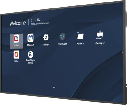 Mon 65Ds Uhd Mm Dvi Hdmi Vesa 4K 500Nit 8Gb 32Gb Andr 14 24/7 Pd65W