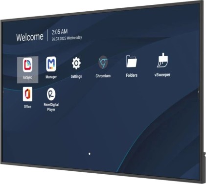 Mon 75Ds Uhd Mm Dvi Hdmi Vesa 4K 500Nit 4Gb 32Gb Andr 14 24/7