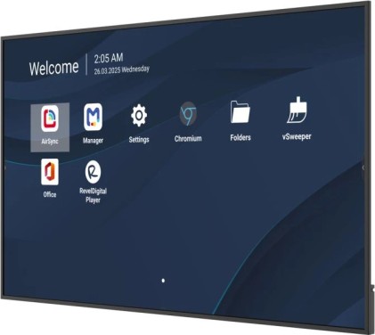 Mon 86Ds Uhd Mm Dvi Hdmi Vesa 4K 500Nit 4Gb 32Gb Andr 14 24/7