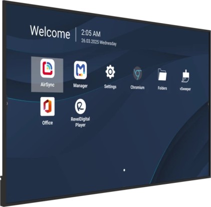 Mon 86Ds Uhd Mm Dvi Hdmi Vesa 4K 500Nit 8Gb 32Gb Andr 14 24/7 Pd65W