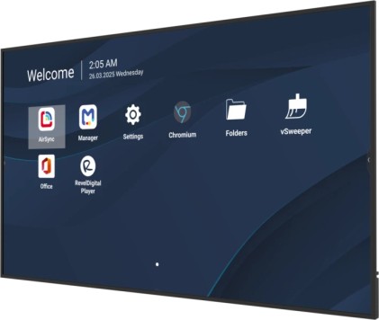 Mon 86Ds Uhd Mm Dvi Hdmi Vesa 4K 500Nit 8Gb 32Gb Andr 14 24/7 Pd65W