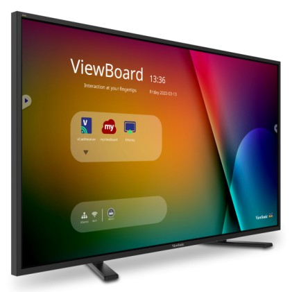 Viewsonic Display Touch Interattivo 43" 16:9 4K Uhd 10 Punti Tocco, 3Gb Ram / 16 Gb Storage, Dp/Hdmi