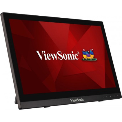 Monitor touch LCD HD ViewSonic da 16" - Fino a 10 punti touch - Tempo di risposta 12 ms - Altoparlanti da 2 W - Angolo di visione 90° - HDMI, VGA - VESA 75x75 mm