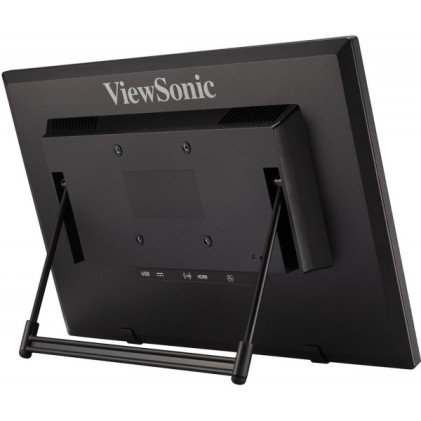 Monitor touch LCD HD ViewSonic da 16" - Fino a 10 punti touch - Tempo di risposta 12 ms - Altoparlanti da 2 W - Angolo di visione 90° - HDMI, VGA - VESA 75x75 mm