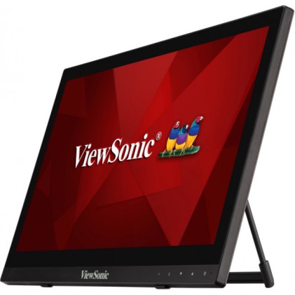 Monitor touch LCD HD ViewSonic da 16" - Fino a 10 punti touch - Tempo di risposta 12 ms - Altoparlanti da 2 W - Angolo di visione 90° - HDMI, VGA - VESA 75x75 mm