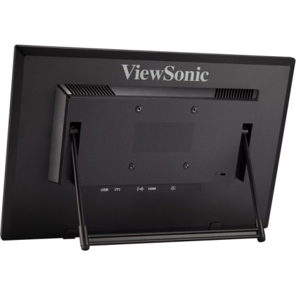 Monitor touch LCD HD ViewSonic da 16" - Fino a 10 punti touch - Tempo di risposta 12 ms - Altoparlanti da 2 W - Angolo di visione 90° - HDMI, VGA - VESA 75x75 mm