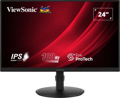 Viewsonic VA VA2408-HDJ Monitor PC 61 cm (24") 1920 x 1080 Pixel Full HD LED Nero