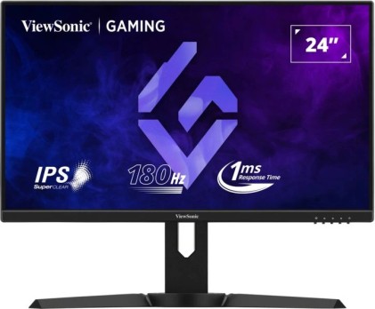 Viewsonic VX2479J-HD-PRO Monitor LED IPS Full HD HDR da 23,8" - 180 Hz - Risposta 1 ms - 16:9 - Altezza regolabile, girevole e inclinabile - HDMI, DisplayPort - Nero
