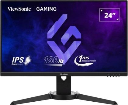 Viewsonic VX2479J-HD-PRO Monitor LED IPS Full HD HDR da 23,8" - 180 Hz - Risposta 1 ms - 16:9 - Altezza regolabile, girevole e inclinabile - HDMI, DisplayPort - Nero