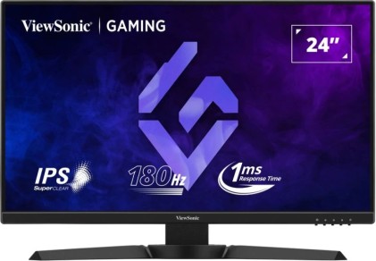 Viewsonic VX2479J-HD-PRO Monitor LED IPS Full HD HDR da 23,8" - 180 Hz - Risposta 1 ms - 16:9 - Altezza regolabile, girevole e inclinabile - HDMI, DisplayPort - Nero