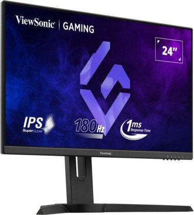 Viewsonic VX2479J-HD-PRO Monitor LED IPS Full HD HDR da 23,8" - 180 Hz - Risposta 1 ms - 16:9 - Altezza regolabile, girevole e inclinabile - HDMI, DisplayPort - Nero