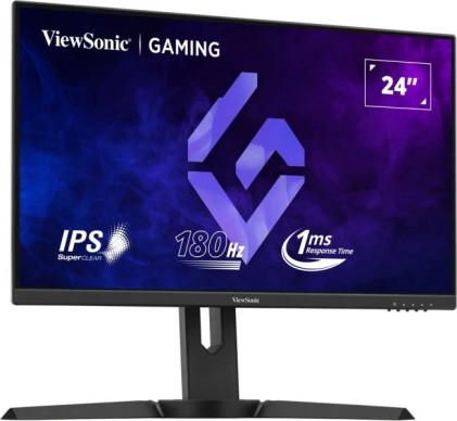 Viewsonic VX2479J-HD-PRO Monitor LED IPS Full HD HDR da 23,8" - 180 Hz - Risposta 1 ms - 16:9 - Altezza regolabile, girevole e inclinabile - HDMI, DisplayPort - Nero