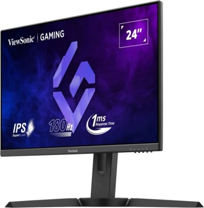 Viewsonic VX2479J-HD-PRO Monitor LED IPS Full HD HDR da 23,8" - 180 Hz - Risposta 1 ms - 16:9 - Altezza regolabile, girevole e inclinabile - HDMI, DisplayPort - Nero