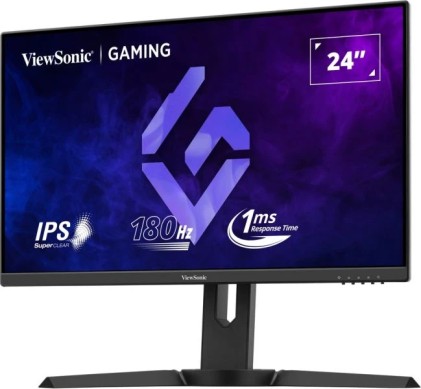 Viewsonic VX2479J-HD-PRO Monitor LED IPS Full HD HDR da 23,8" - 180 Hz - Risposta 1 ms - 16:9 - Altezza regolabile, girevole e inclinabile - HDMI, DisplayPort - Nero