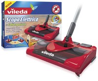 scope elettriche Vileda 123186 Senza sacchetto Nero, Rosso scopa elettrica