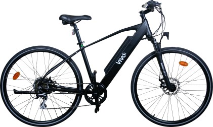 Vivobike Bicicletta Con Pedalata Assistita City Nero Ruote 28" 65 Km Autonomia Batteria 25Km Velocita