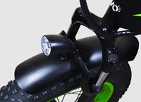 Vivobike Bicicletta Con Pedalata Assistita Fat Bike Verde Ruote 21" 40Km Autonomia Batteria 25Km Velocita