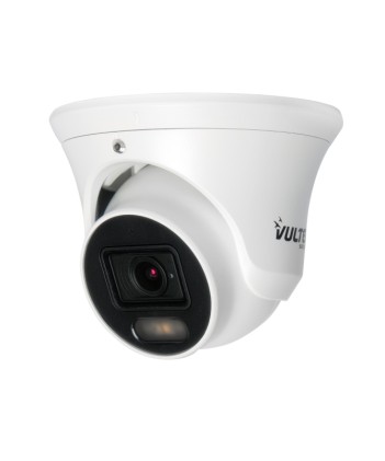 Vultech Security Telecamera Ip Dome Dual Light Showcolor 1/2,7 5 Mpx H.265 Poe Wdr 2,8Mm 2 Pcs Led