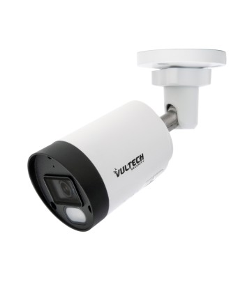 Vultech Security Telecamera Ip Bullet 1/2,7 8 Mpx H.265+ Poe Wdr 2,8Mm 2Pcs Led Ir Array 25M P2P S