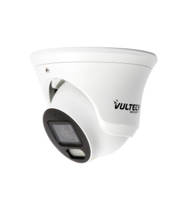 Vultech Security Telecamera Ip Dome 1/2,7 8 Mpx H.265+ Poe Wdr 2,8Mm 2Pcs Led Ir Array 25M P2P Sma