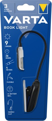 Torcia Elettrica Varta 016618101421 Book Light Nero