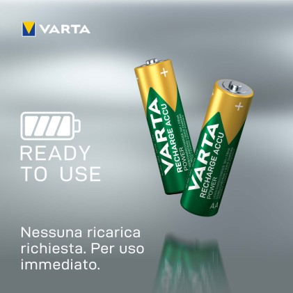 Batteria Stilo Aa Ricaricabile 2600Mah Conf.Blister 2Pz Varta