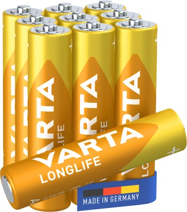 Batteria Ministilo Aaa 1,5V Lr6 Long Life 10Pz Varta Megapack