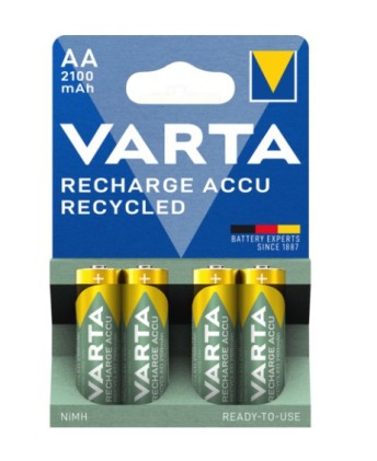 Batteria Stilo Aa Ricaricabile 2100Mah Conf.Blister 4Pz Varta