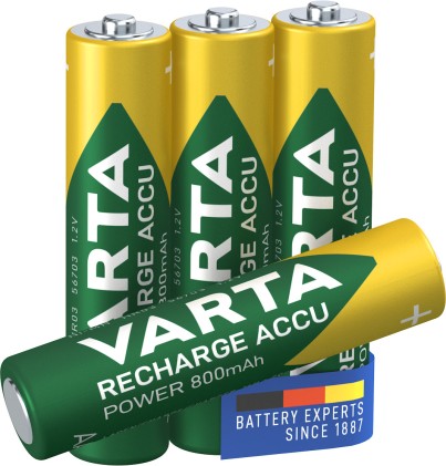 Batteria Ministilo Aaa Ricari Cabile 800Mah Conf.Blister 4Pz Vart