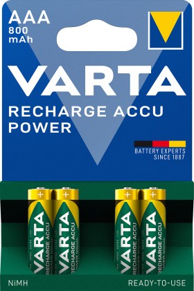 Batteria Ministilo Aaa Ricari Cabile 800Mah Conf.Blister 4Pz Vart