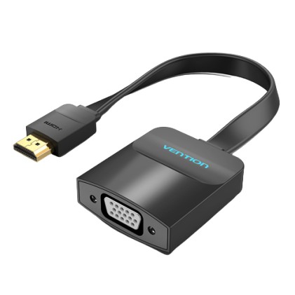 Vention 74345 cavo e adattatore video 0,15 m VGA (D-Sub) HDMI tipo A (Standard) Nero
