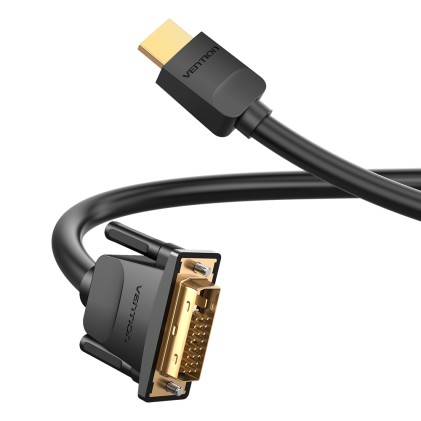 Vention ABFBI cavo e adattatore video 3 m HDMI tipo A (Standard) DVI-D Nero