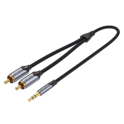 Vention BCNBI cavo audio 3 m 3.5mm 2 x RCA Grigio