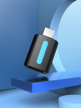 Vention CDTB0 adattatore per inversione del genere dei cavi USB C USB A Nero