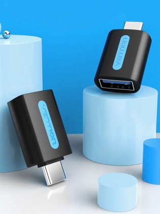 Vention CDUB0 adattatore per inversione del genere dei cavi USB C USB A Nero