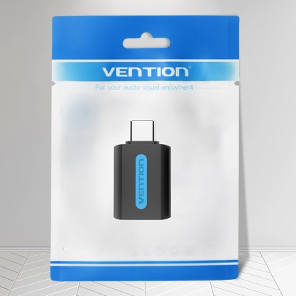 Vention CDUB0 adattatore per inversione del genere dei cavi USB C USB A Nero