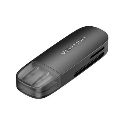 Vention CLEB0 lettore di schede USB Nero