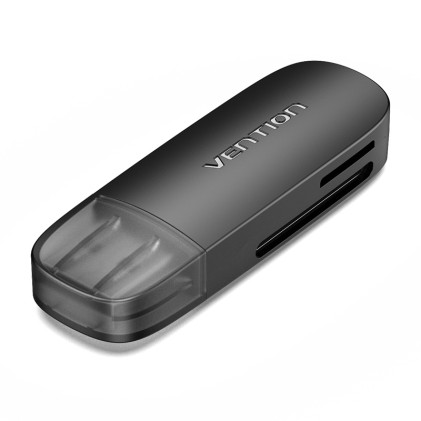 Vention CLFB0 lettore di schede USB 3.2 Gen 1 (3.1 Gen 1) Nero