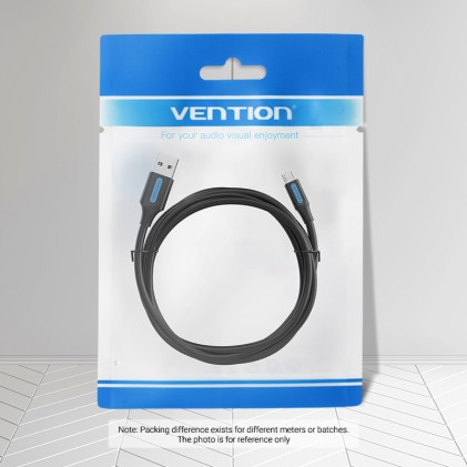 Vention COLBI cavo USB USB 2.0 3 m USB A Micro-USB B Nero, Argento