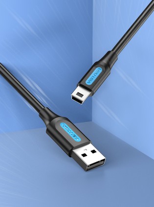 Vention COMBI cavo USB USB 2.0 3 m USB A Mini-USB B Nero