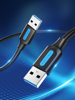 Vention CONBG cavo USB USB 3.2 Gen 1 (3.1 Gen 1) 1,5 m USB A Nero