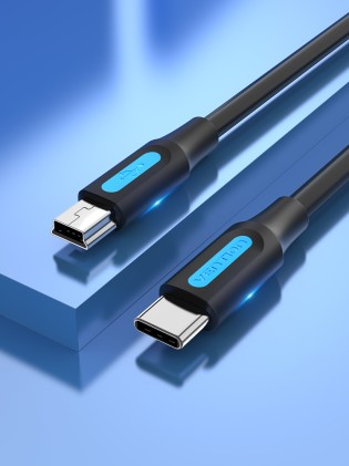 Vention COWBF cavo USB USB 2.0 1 m Mini-USB B USB C Nero