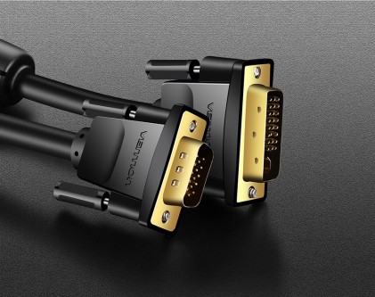 Vention EACBF cavo e adattatore video 1 m DVI VGA (D-Sub) Nero